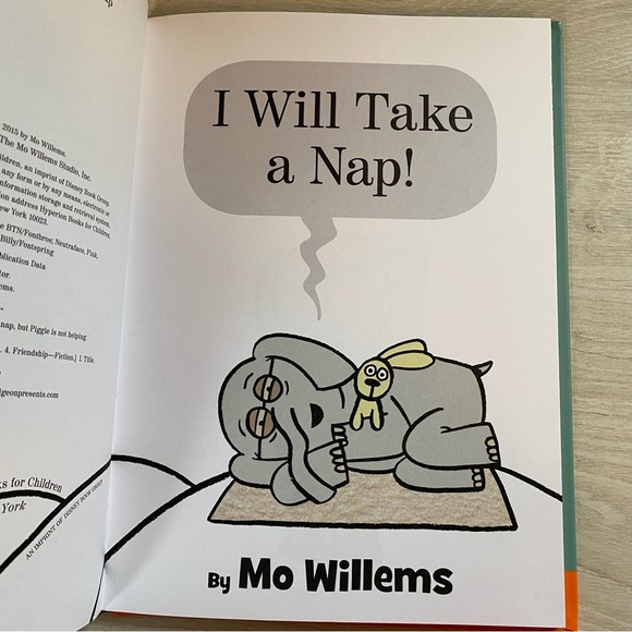 Set Of Two (2) Elephant & Piggie Books by Mo Willems: Slop & Take A Nap HB Good - Picture 5 of 11